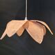 70s/80s braided straw hanging lamp