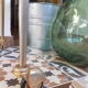 Glass coffee table