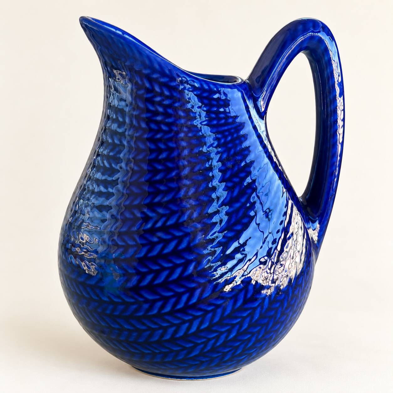 Pichet Blå Eld, Hertha Bengtson for Rörstrand, Sweden, 1950s–60s