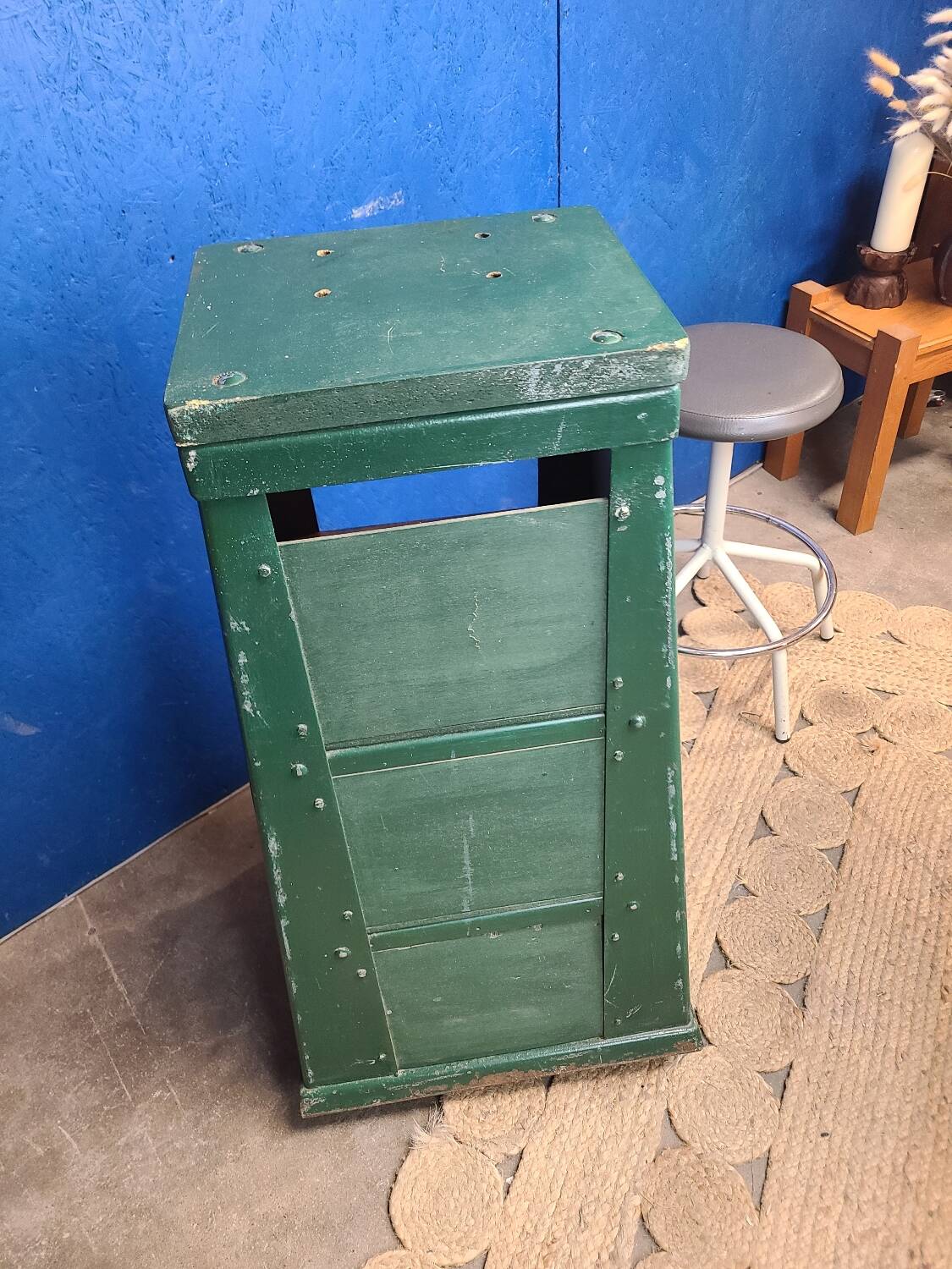 Trade furniture, vintage industrial bookcase circa 1950