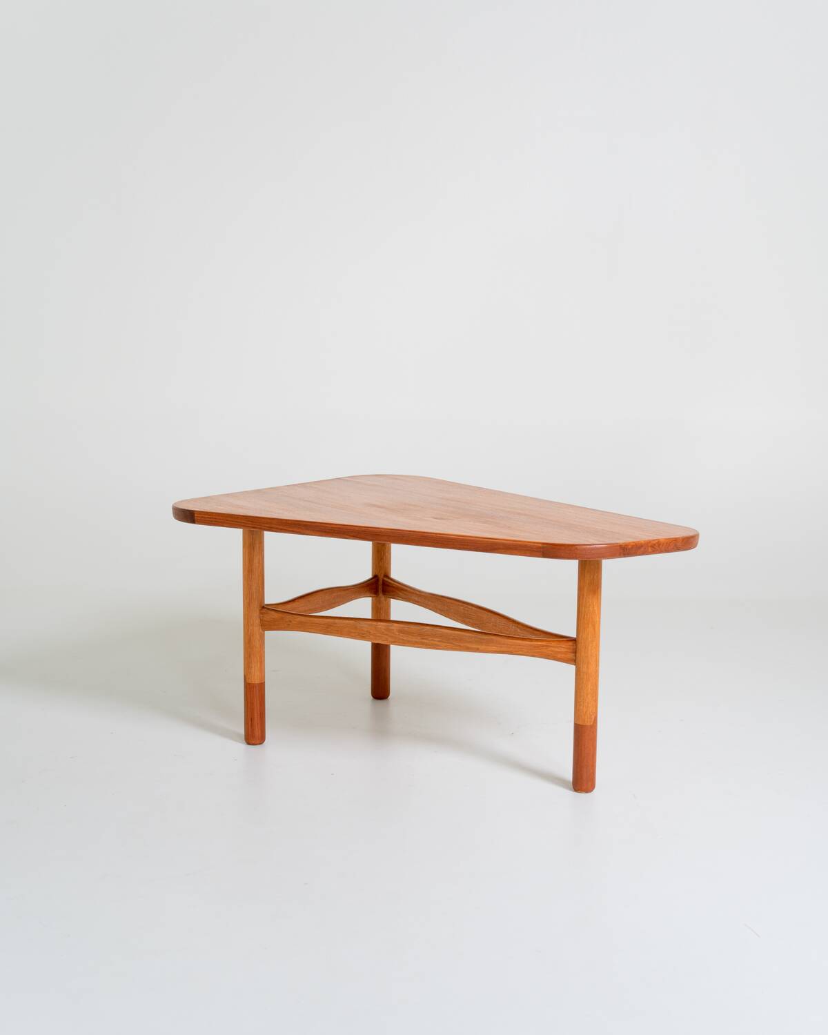 Teak and oak side table by Yngve Ekström for Westbergs Möbler, Sweden, 1950