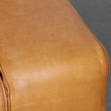 2-seater leather sofa by Gérard Guermonprez, 1970