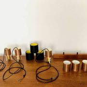 Danish Copper Cascading Lamp