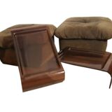 Pair of 2 Gao design poufs by JP Laloy for Cinna - 1970s