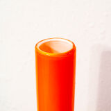 Orange glass vase by Holmegaard, 60s