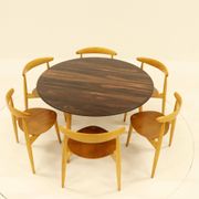 Service de table Heart, conçu par Hans Wegner pour Fitz Hansen, Danemark, années 1960