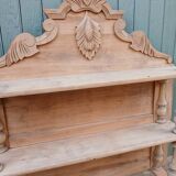 Antique carved wooden shelf
