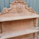 Étagère ancienne en bois sculpté