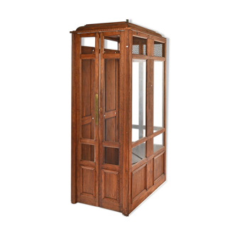 Early 20th century wooden elevator cabin
