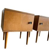 Set of 2 vintage bedside tables / mini cabinets