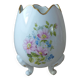 Old Tripod Egg Vase Genuine Limoges Porcelain, Large Limoges Egg