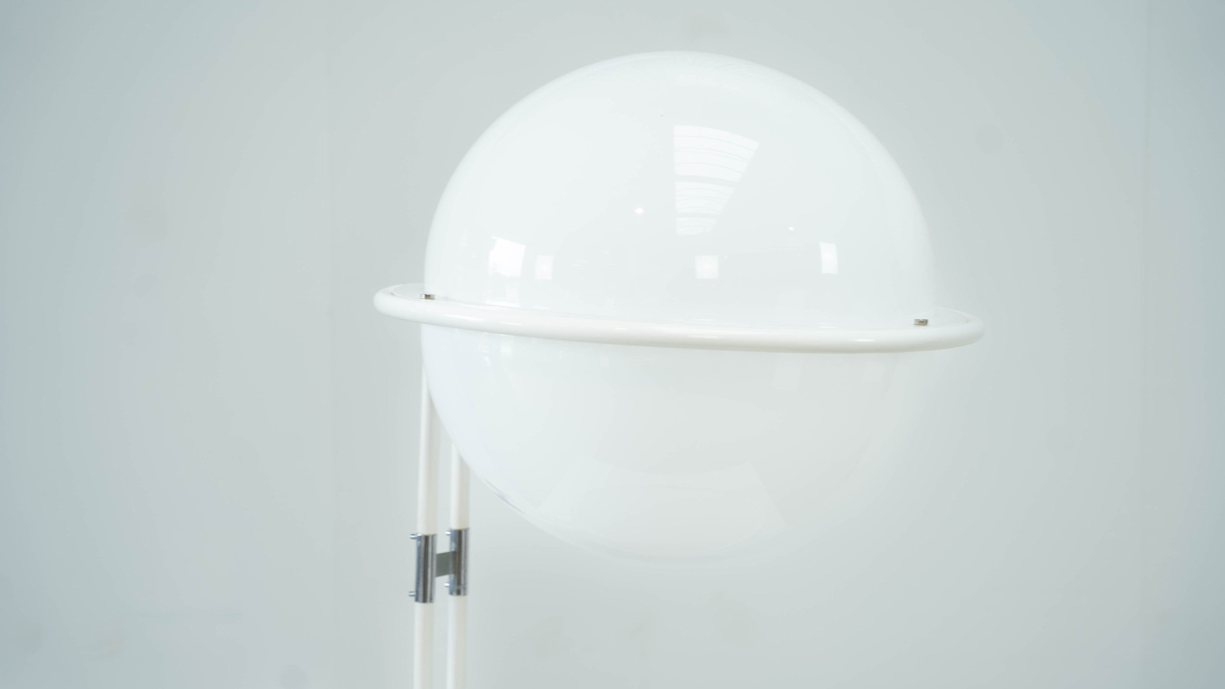 XL Italian globe floor lamp