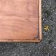 Antique Louis Philippe style farm table in solid cherry wood with 2 drawers and turned base.