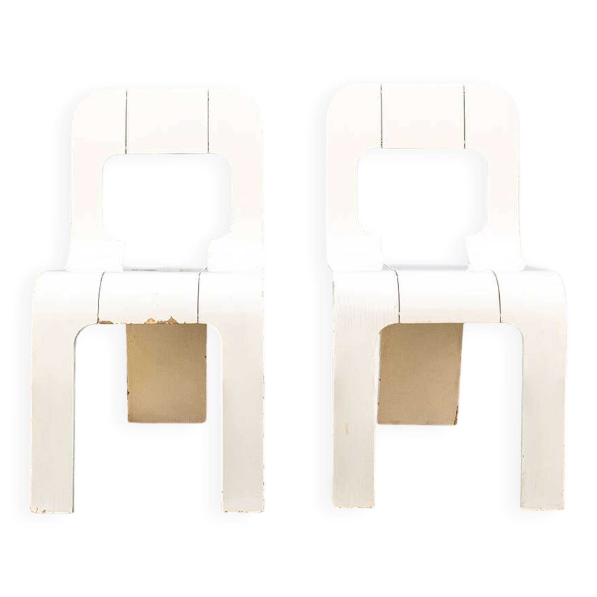 Sedie da pranzo "Esse" di Gigi Sabadin per Stilwood 1973