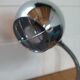 Eye ball space age lamp. Chrome.