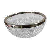 Silver and crystal metal cup