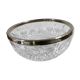 Silver and crystal metal cup
