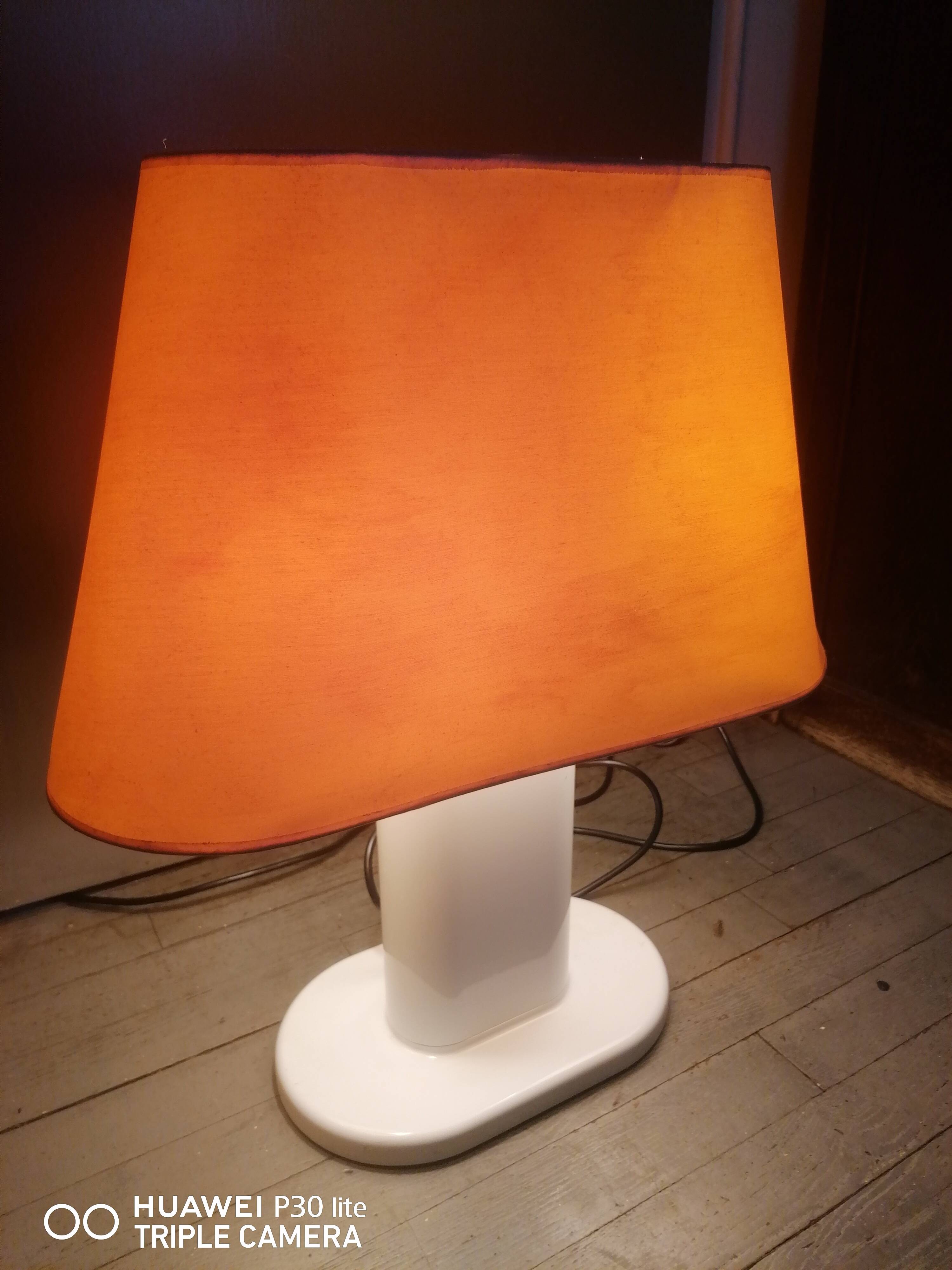 Post modernist table lamp by designer harvey guzzini 1970/80
