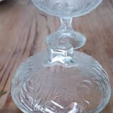 Molded glass candy box