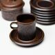 Set Arabia Ruska 24 pieces - 1970 Finnish Earth & Fire