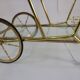Elegant food trolley - brass - vintage.