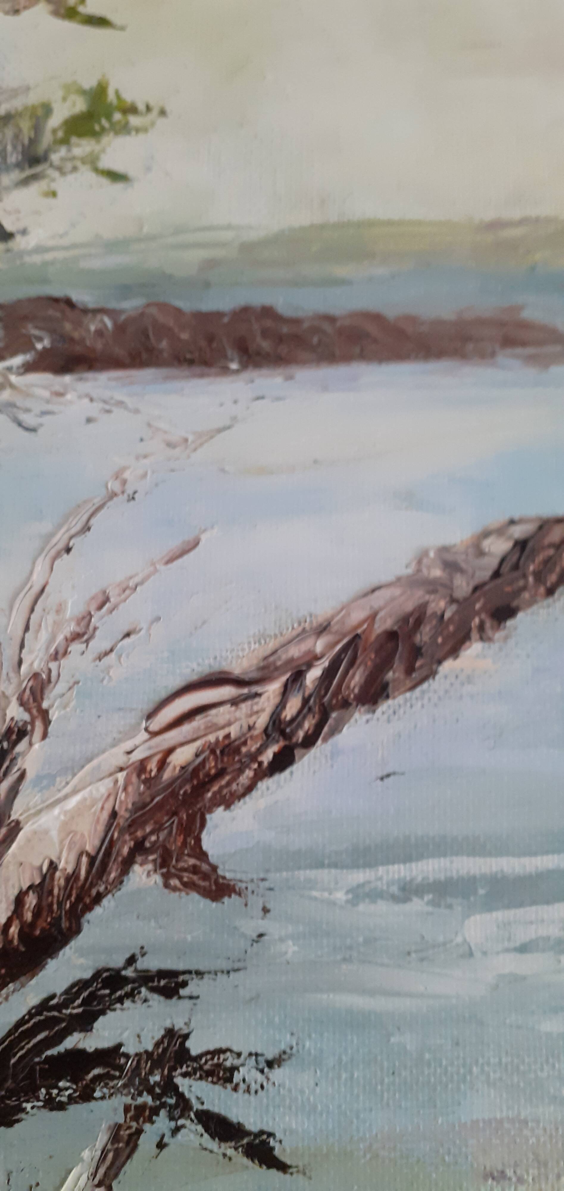 Painting on canvas signed