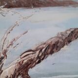 Painting on canvas signed
