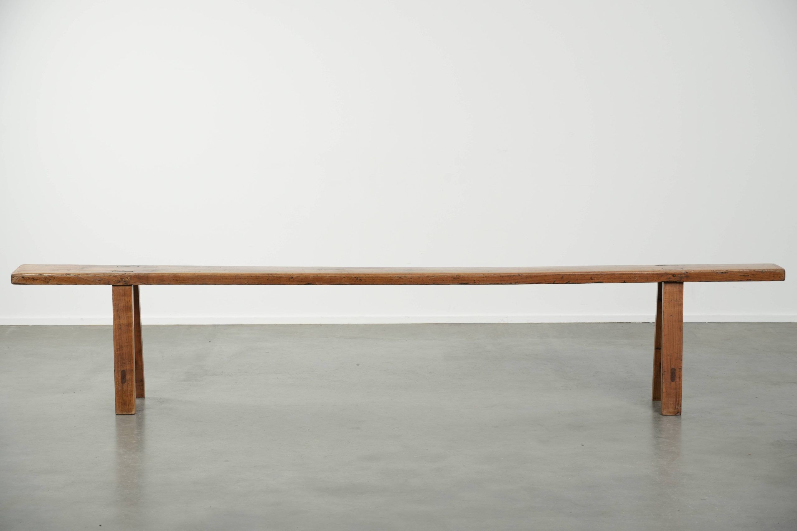 Banc de couloir brocante français / banc pour la table à manger avec un super look