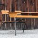 Bureau d'écolier années 70