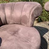 Four art deco armchairs