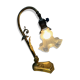 Art nouveau table lamp – flower