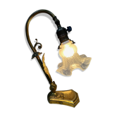 Lampe de table Art nouveau formant fleur