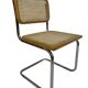 Chaise design Cesca modèle b32 en chrome