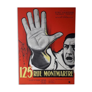 Affiche cinéma 125 rue