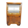 Art Deco display cabinet with sliding glass doors