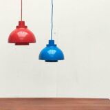 Mid-Century Danish Minisol pendant lamps by K. Kewo for Nordic Solar, 1960s, set of 2