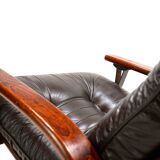 Westnofa The Panter leather lounge chair by Arnt Lande, 1970