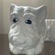 Duo of vintage pot pot dogs ceramic 70s-80s