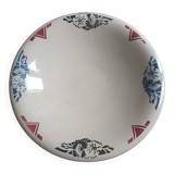 Low Badonviller Art Deco Compote Dish