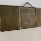 Miroir triptyque barbier Le Solide Paris vintage 1930 - 24 x 59 cm