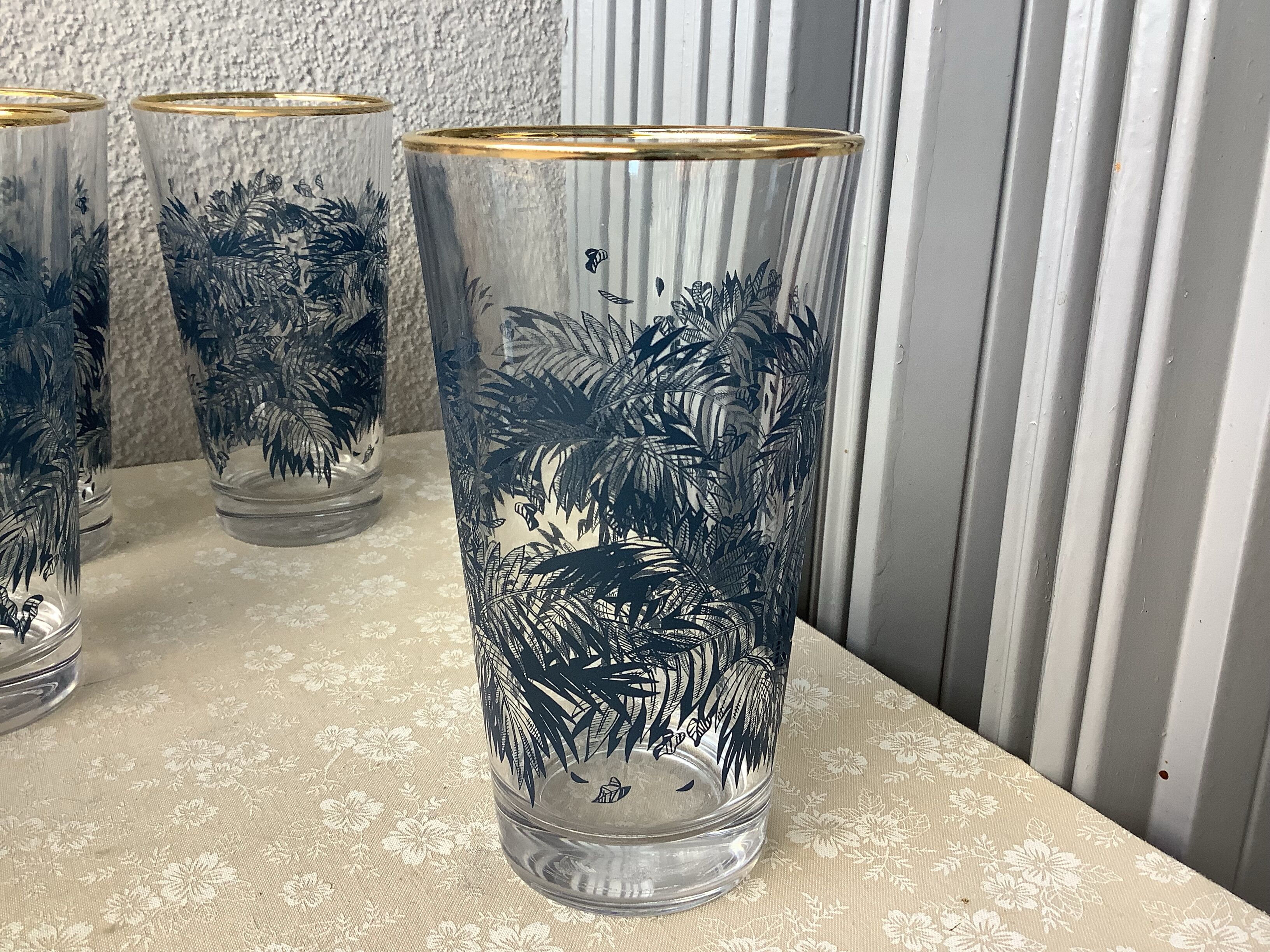 Exotic Bacardi Rum Cocktail Glasses
