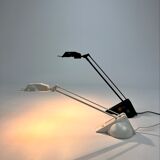 Set of 2 postmodern design desk lamps, 1980s