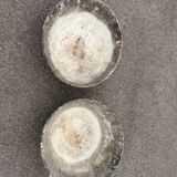 Pair of diabolo basins, planters, fiber cement planters