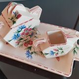 Gabriel FOURMAITRAUX (1886-1984) / 3-piece set / Sugar bowl, creamer and ceramic tray