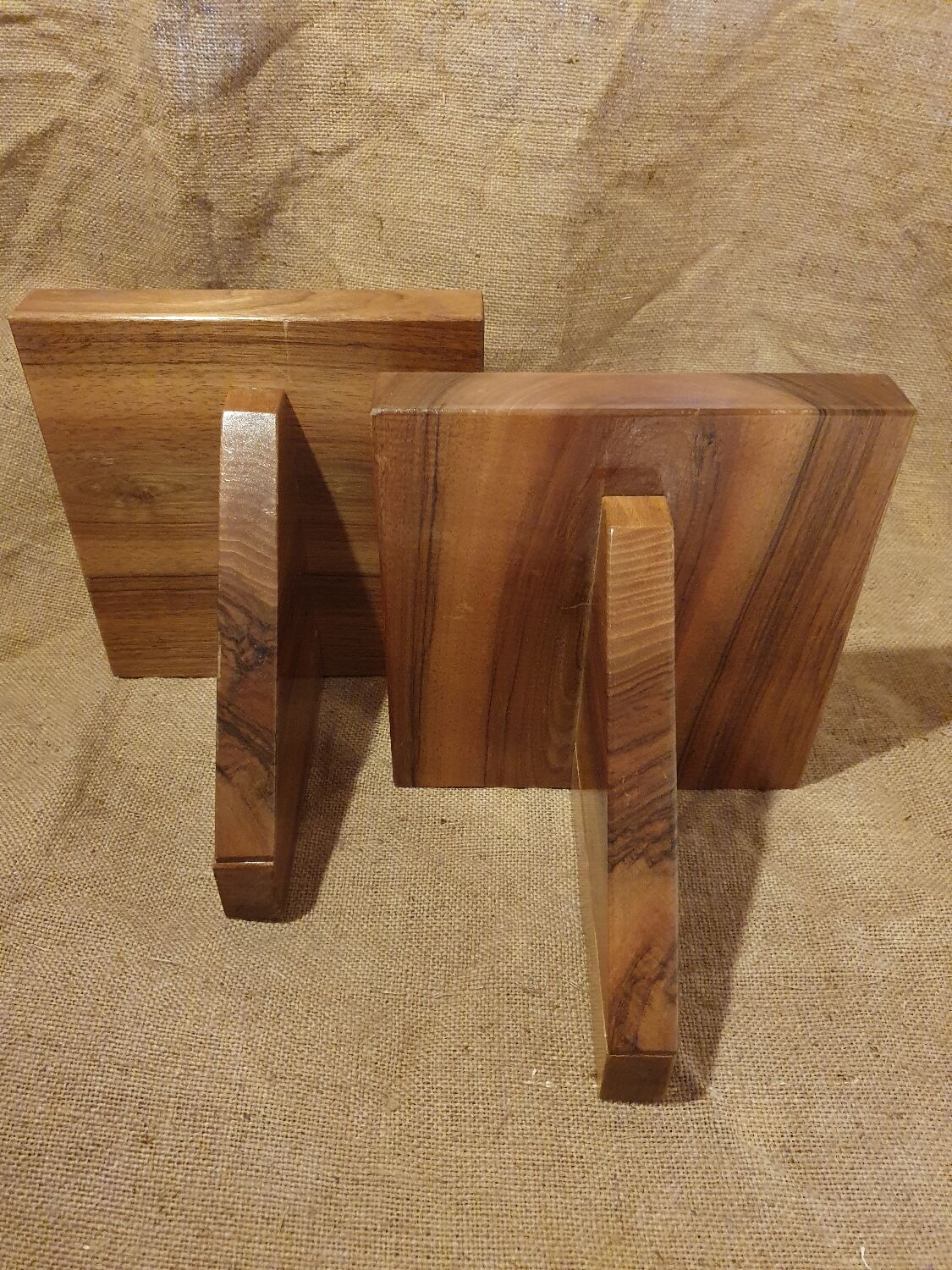 Pair of wooden harnesses