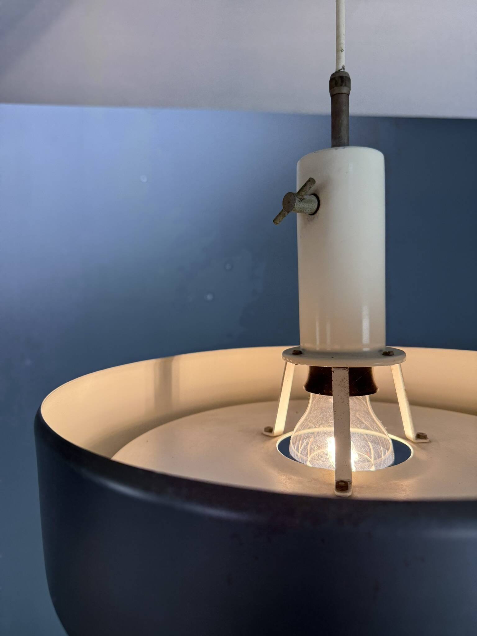 J. Hoogervorst - "Model 4017" - Anvia Pendant Lamp 1960s