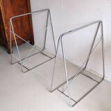Olivier Mourgue Airborne chrome metal trestles