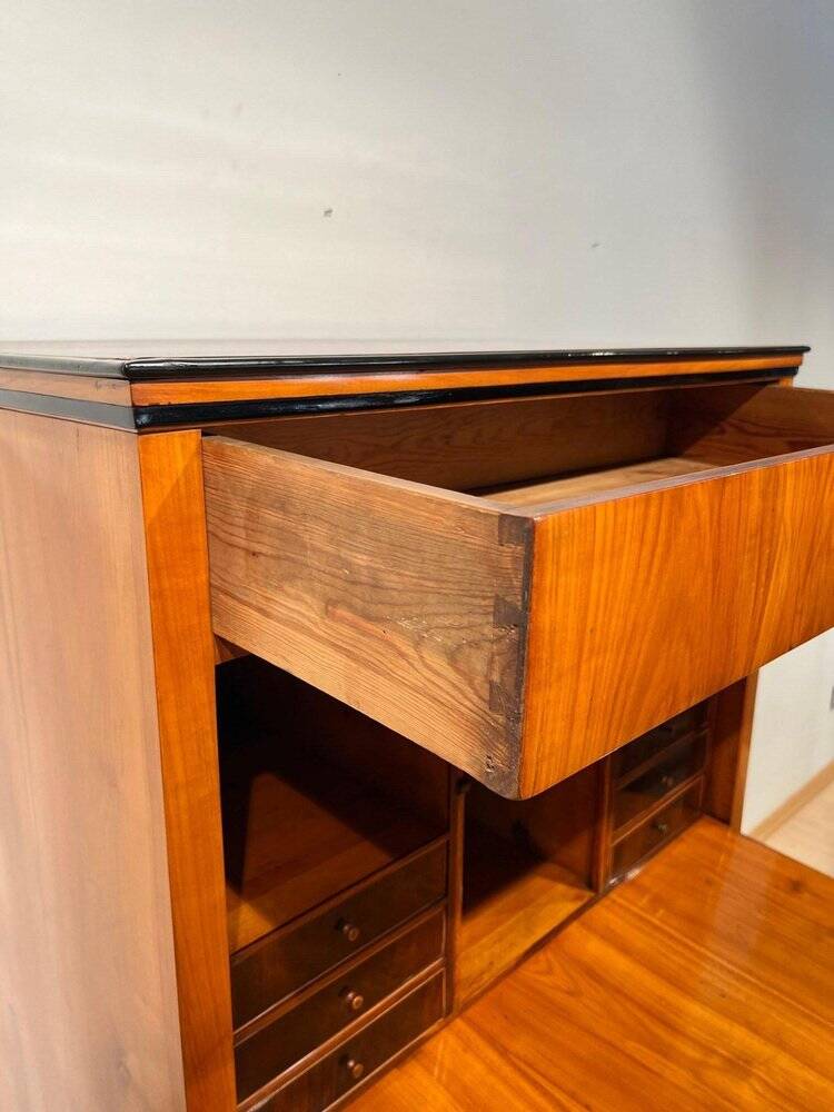 Biedermeier Secretary in Cherry Veneer, 1820s