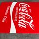 Wall plate metal pub vintage coca-cola drink deco red / white