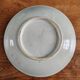 Large Vintage Hand-Painted Plate "Rooster and Foliage"